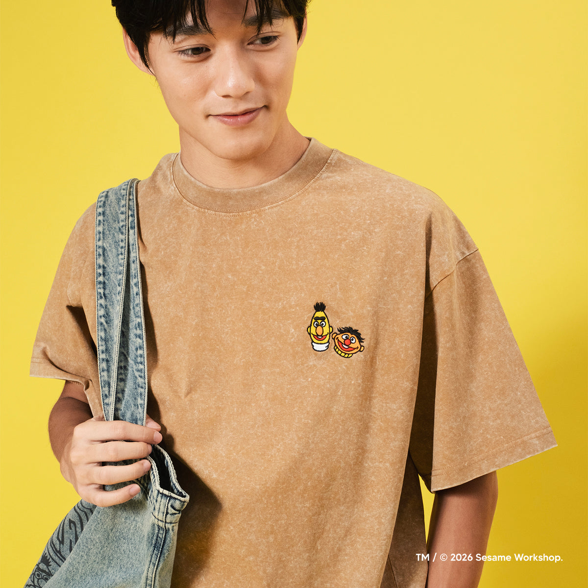 (EX711) Good Friends 圖案洗水 Tee