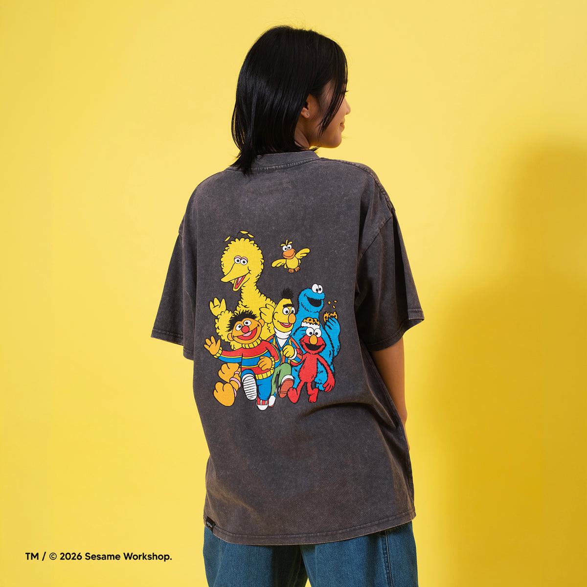 (EX711) Good Friends 圖案洗水 Tee