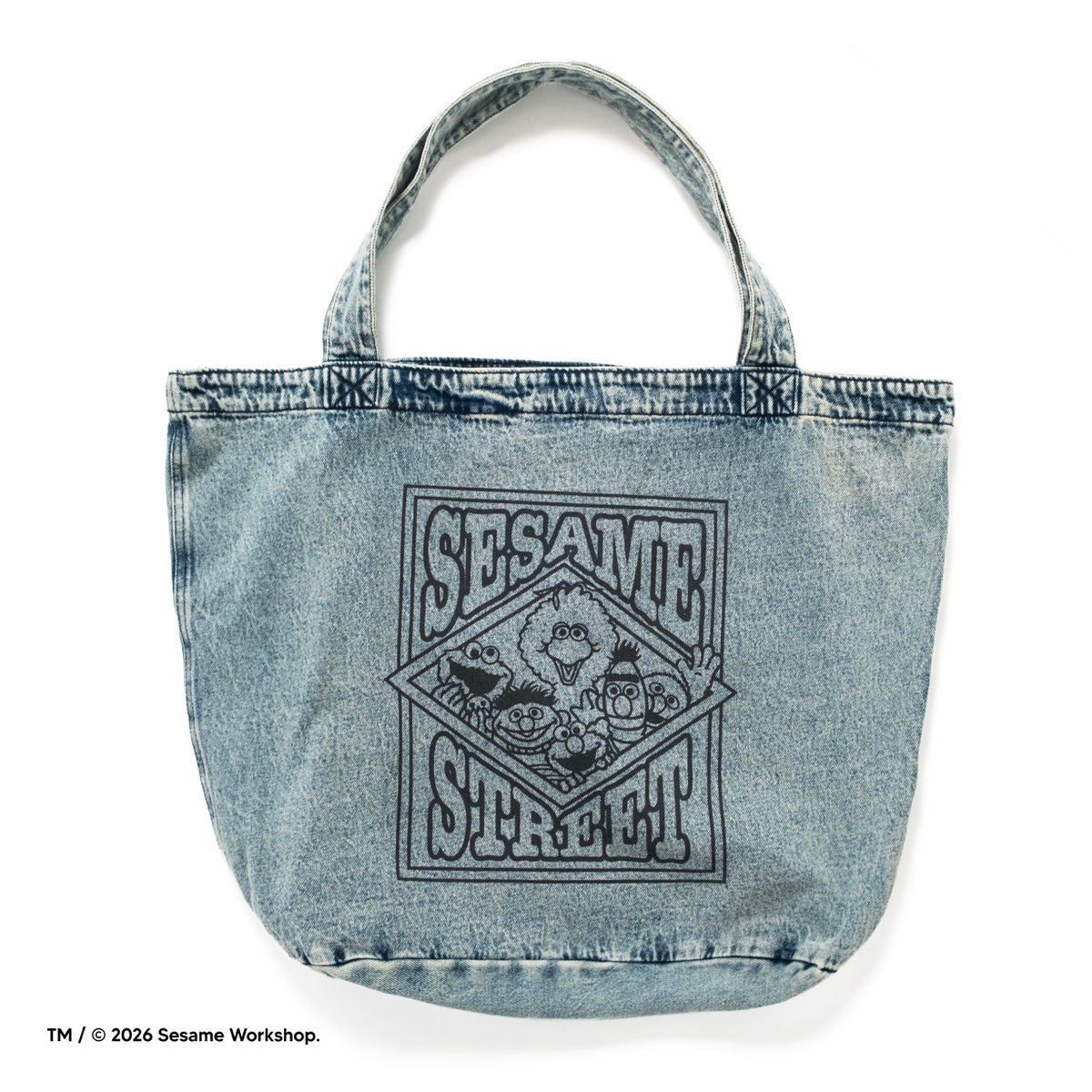 (EX717) Washed Tote Bag