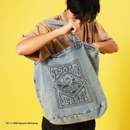(EX717) Washed Tote Bag