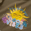 (ZT1508) GOOD VIBES 圖案女裝短 Tee