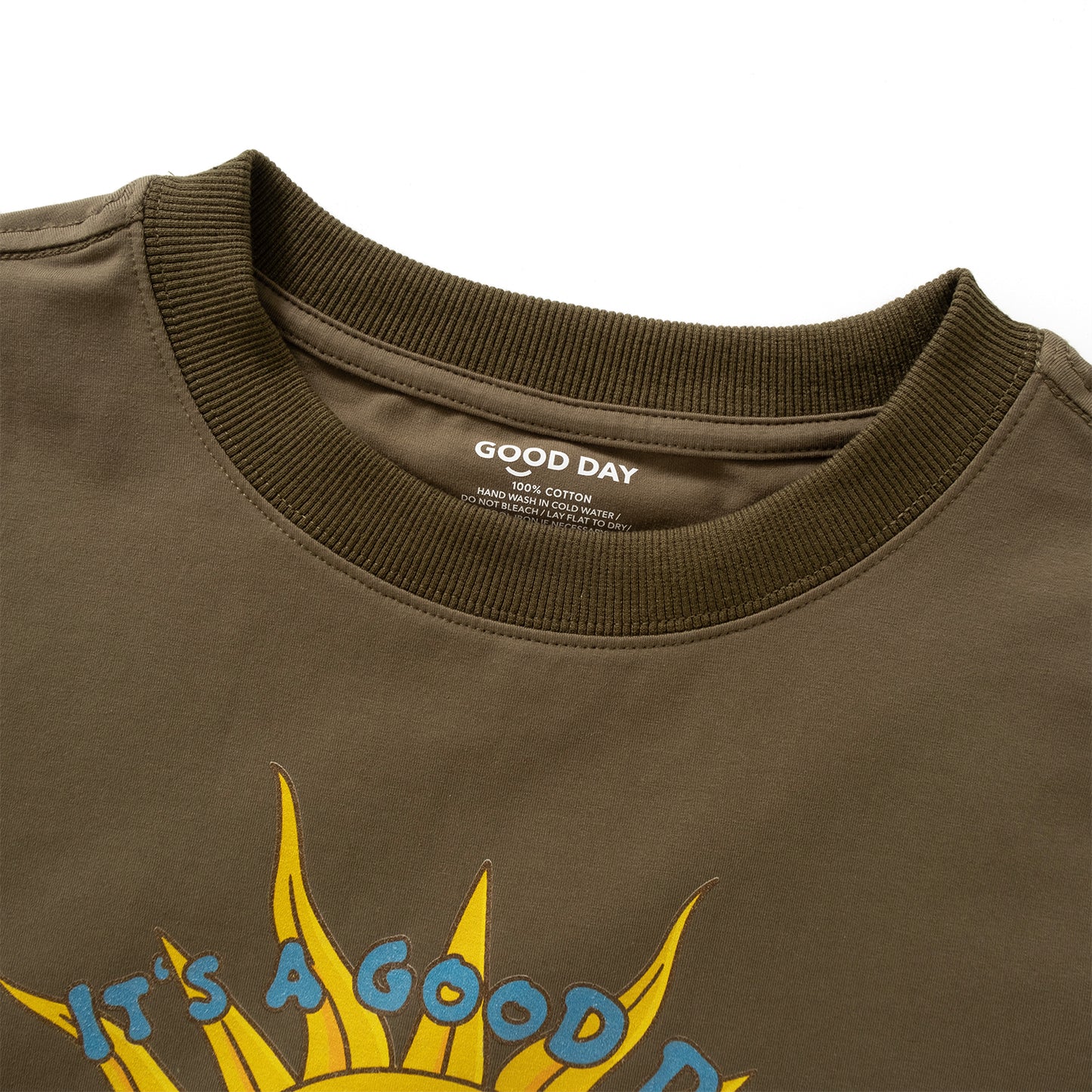 (ZT1508) GOOD VIBES 圖案女裝短 Tee