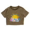 (ZT1508) GOOD VIBES 圖案女裝短 Tee