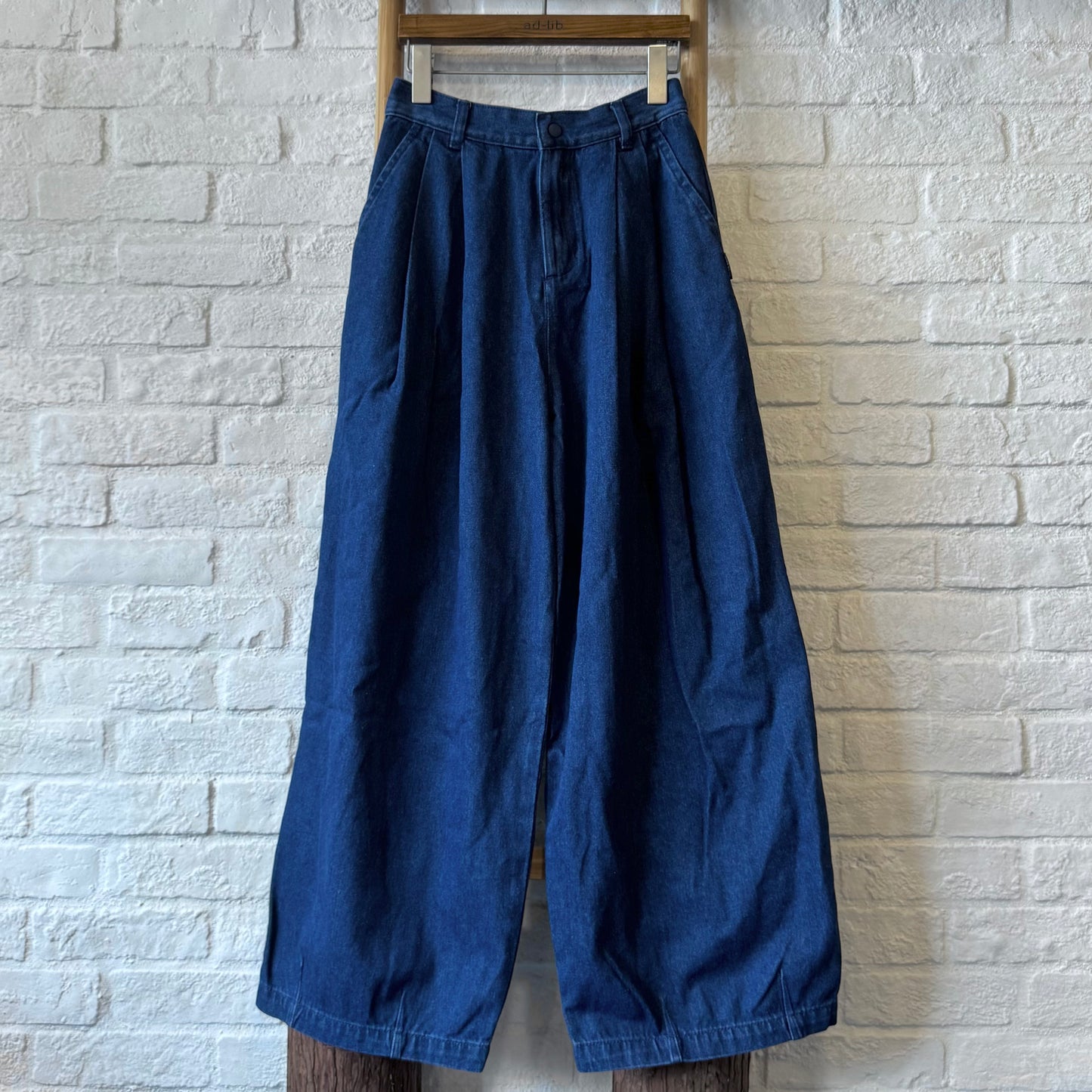 (SAM012) Sample Women Denim Wide Pants