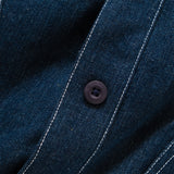 (JK327) Quilited 2 Face Horn Button Vest