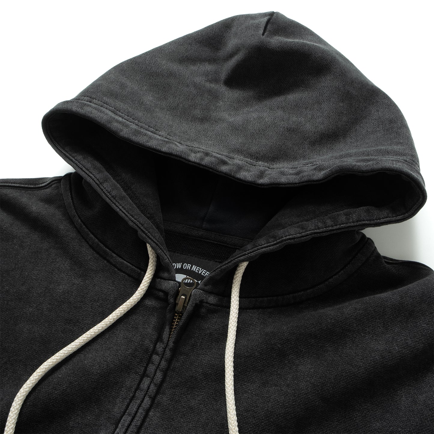(JK410) Washed Zip Up Jacket