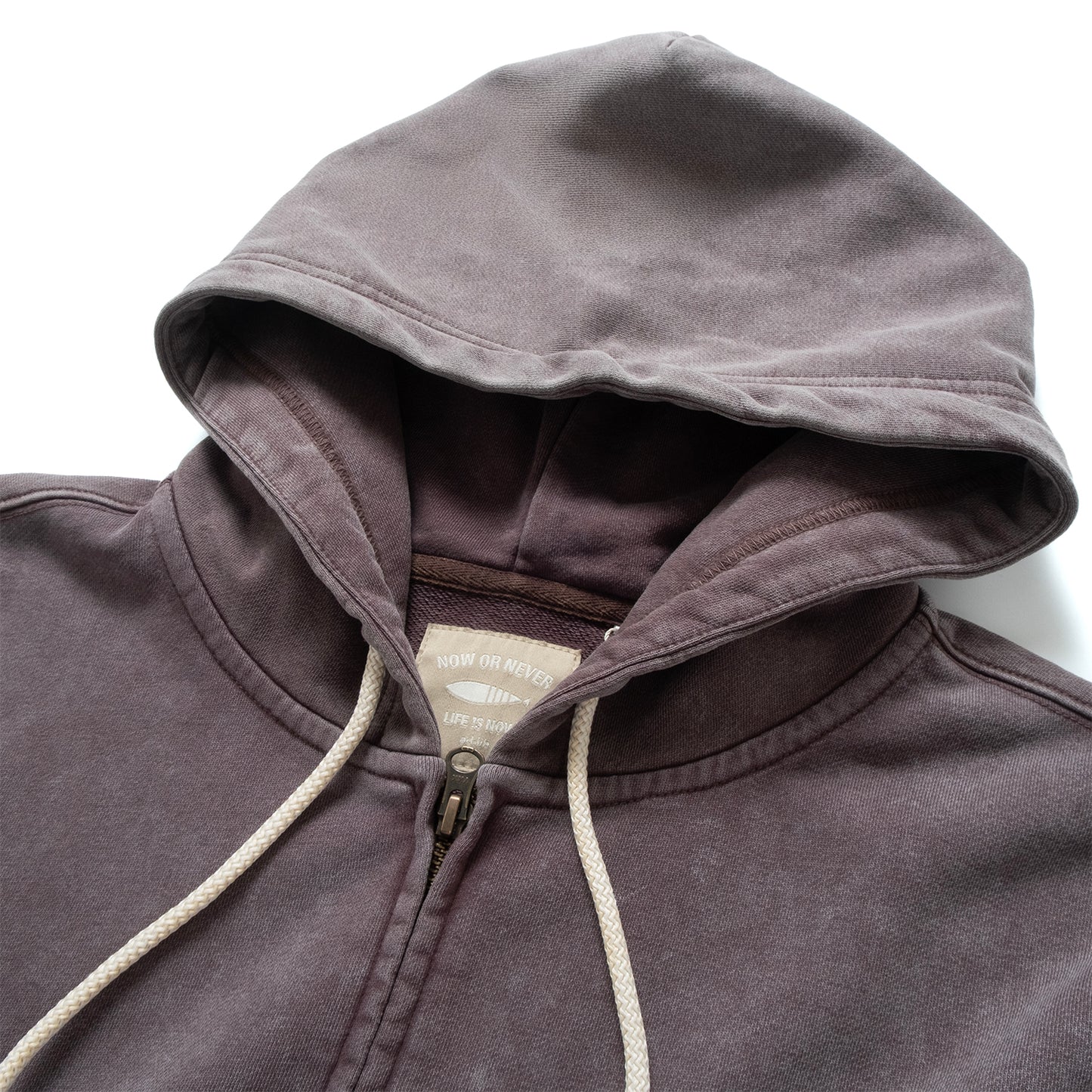 (JK410) Washed Zip Up Jacket