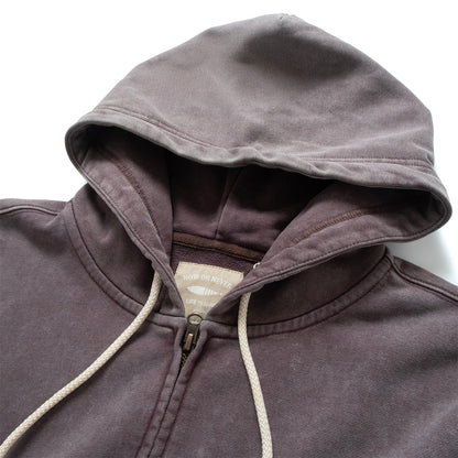 (JK410) Washed Zip Up Jacket