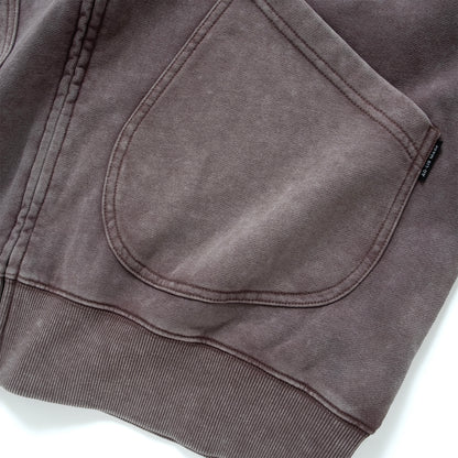 (JK410) Washed Zip Up Jacket