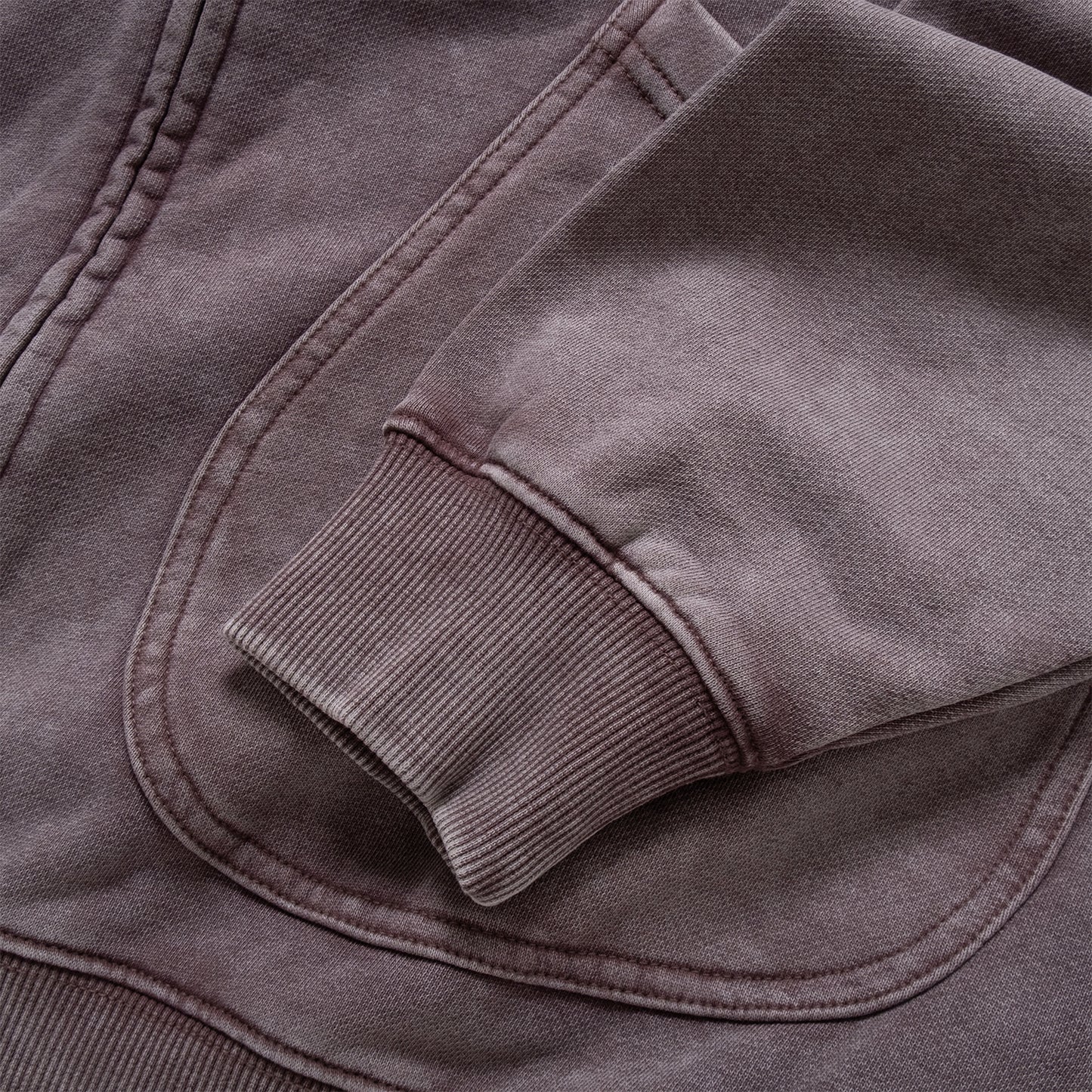 (JK410) Washed Zip Up Jacket