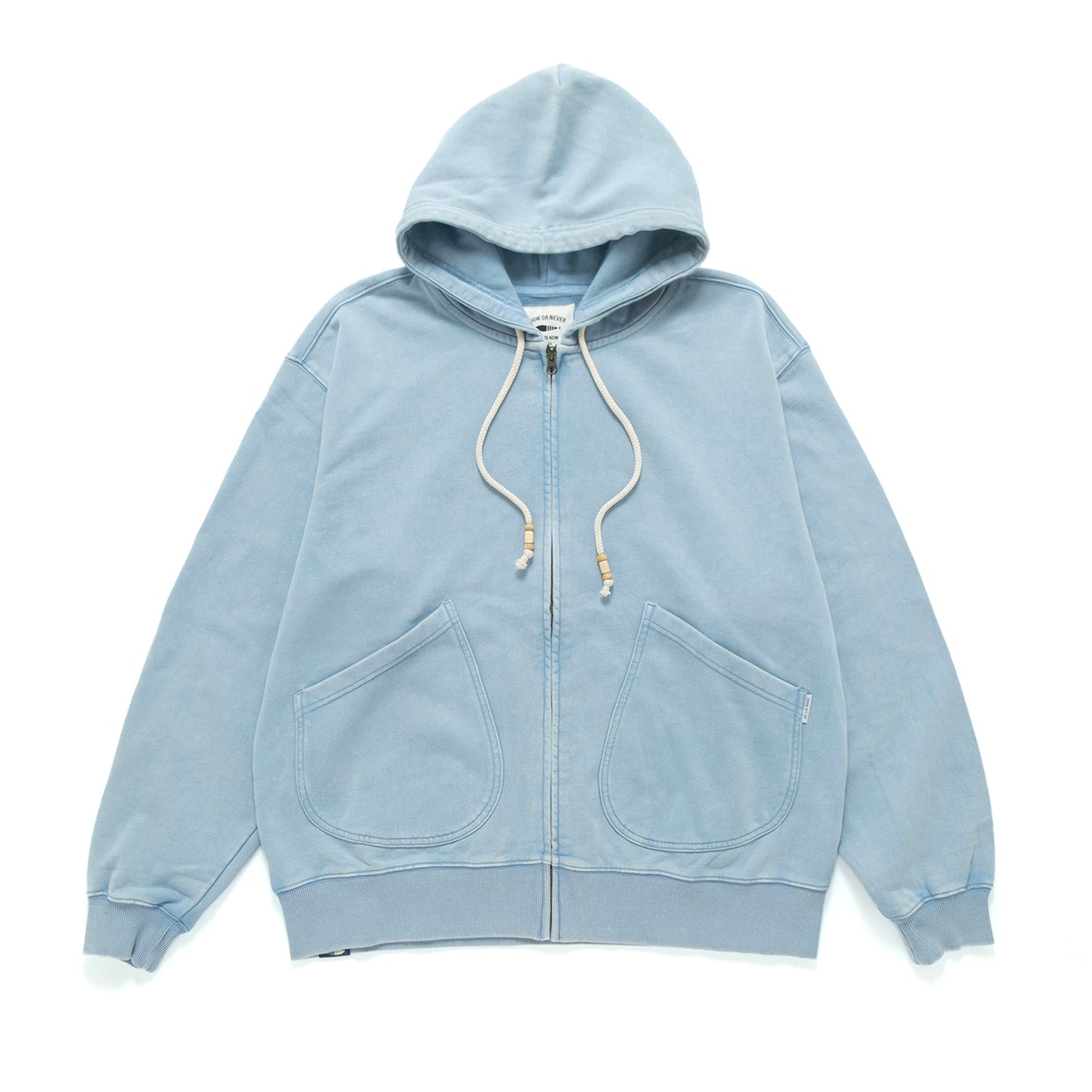 (JK410) Washed Zip Up Jacket