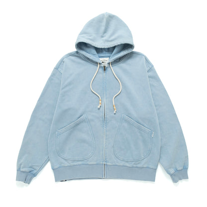 (JK410) Washed Zip Up Jacket