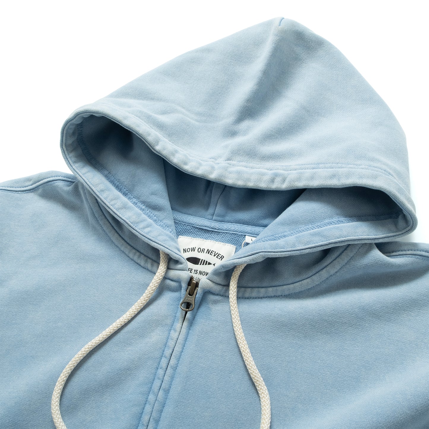 (JK410) Washed Zip Up Jacket