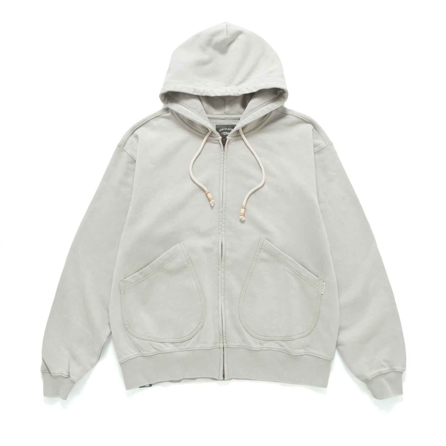(JK410) Washed Zip Up Jacket
