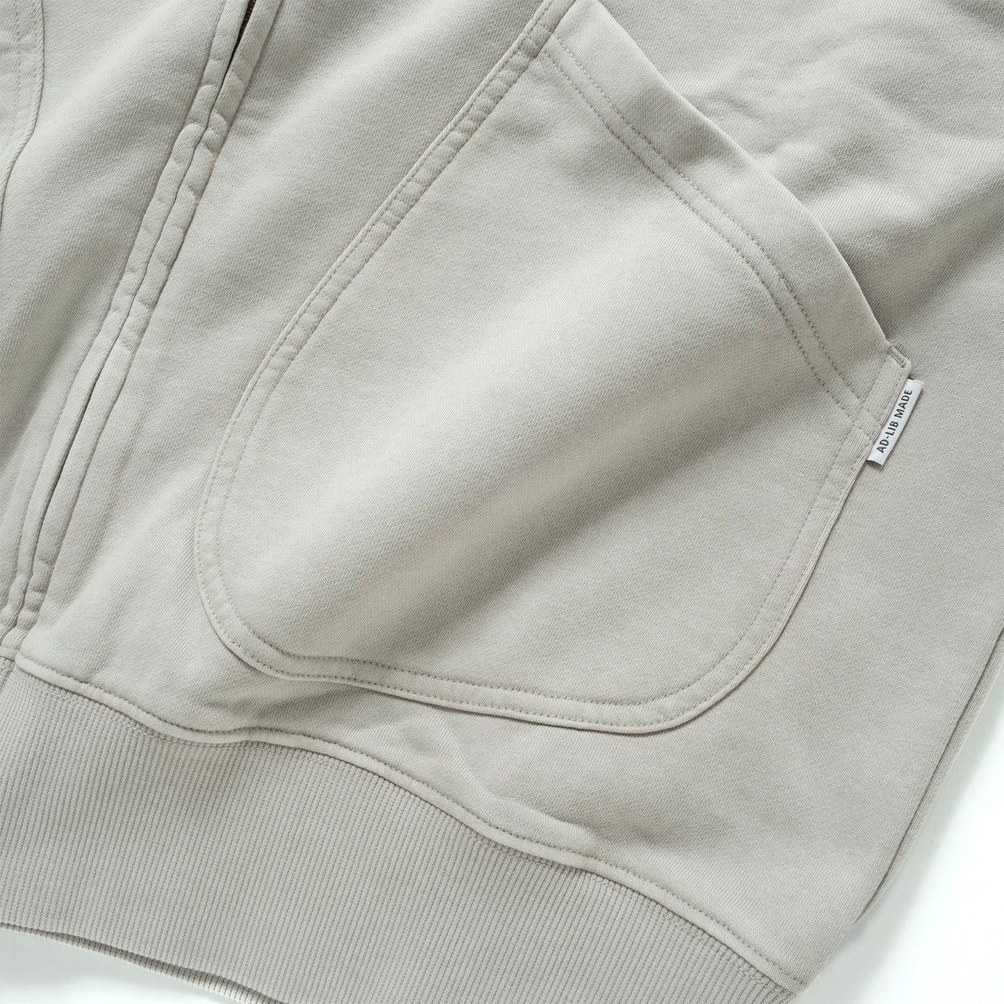(JK410) Washed Zip Up Jacket