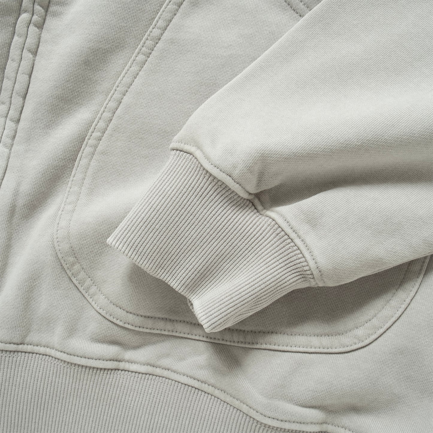 (JK410) Washed Zip Up Jacket