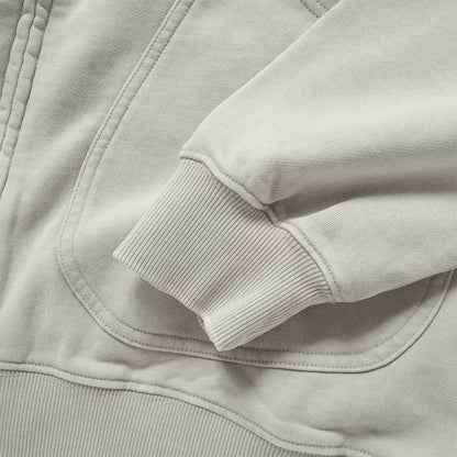 (JK410) Washed Zip Up Jacket