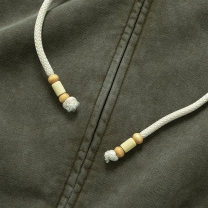 (JK410) Washed Zip Up Jacket