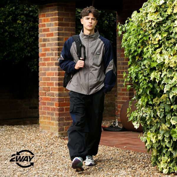 (JK413) 2 Way Track Jacket