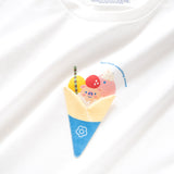 (EX427) Kids Bob Bob Pig Crepe Graphic Tee