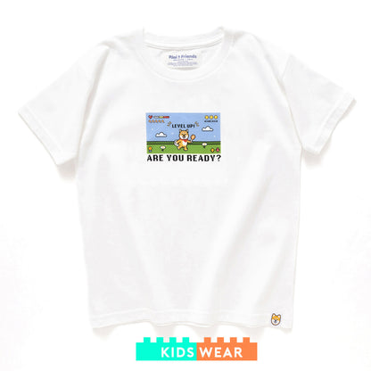 (ZT1226) 童裝P仔像素遊戲圖案Tee