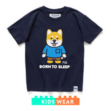 (ZT1300) Kids PJai in Blue Graphic Tee