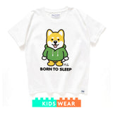 (ZT1298) Kids PJai in Green Graphic Tee