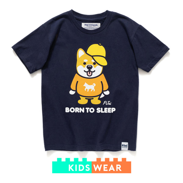 (ZT1299) Kids PJai in Orange Graphic Tee