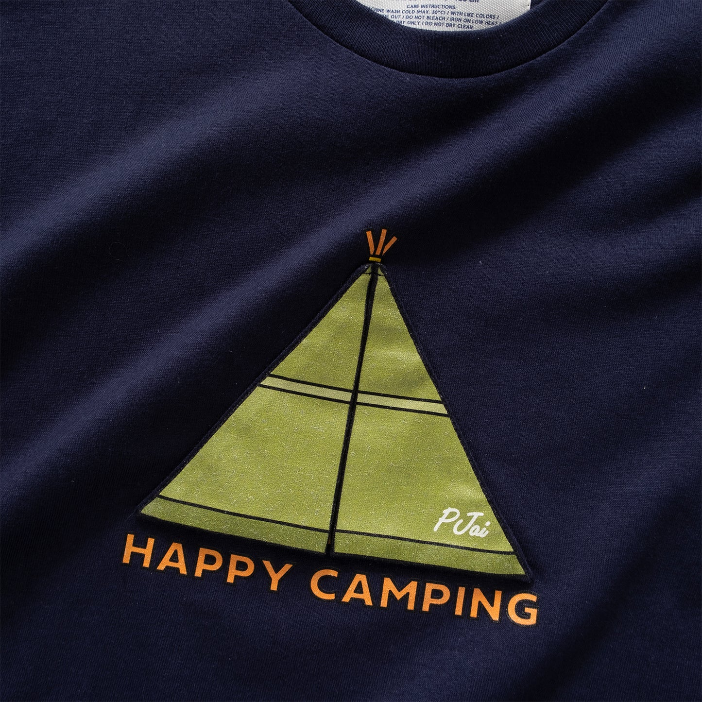 (ZT1393) 童裝P仔Happy Camping圖案Tee