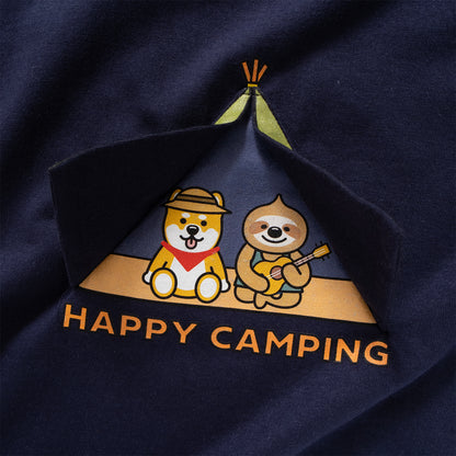 (ZT1393) 童裝P仔Happy Camping圖案Tee