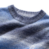 (KN061) Gradient Color Knitted Pullover