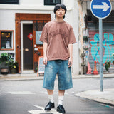 (TP1583) Garment Dyed Embroidery Tee
