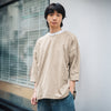 (TP1585) Cropped Sleeve Collar Tee