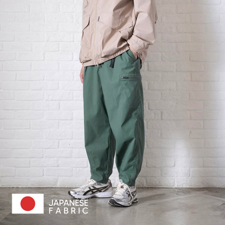 (PT355) Ankle Cropped Lightweight Wide Pants