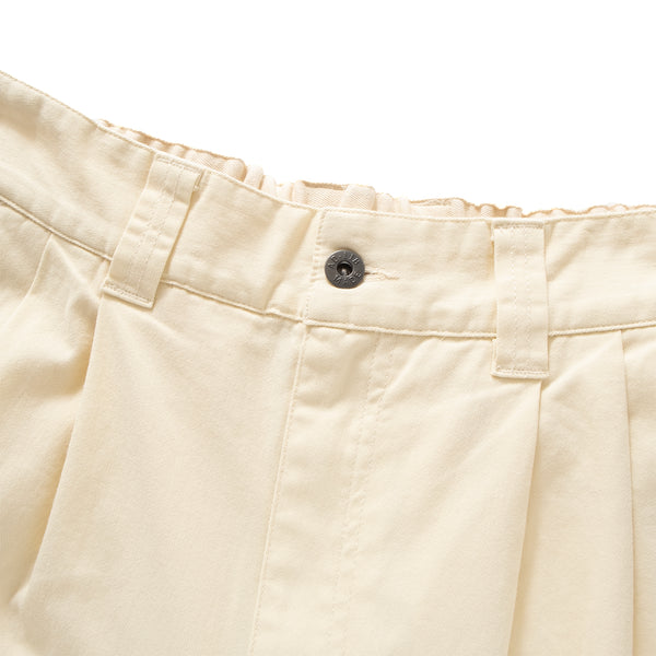 (PT342) 2 Tucks Cotton Twill Pants