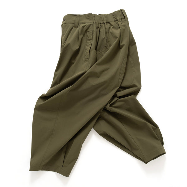 (PT355) Ankle Cropped Lightweight Wide Pants