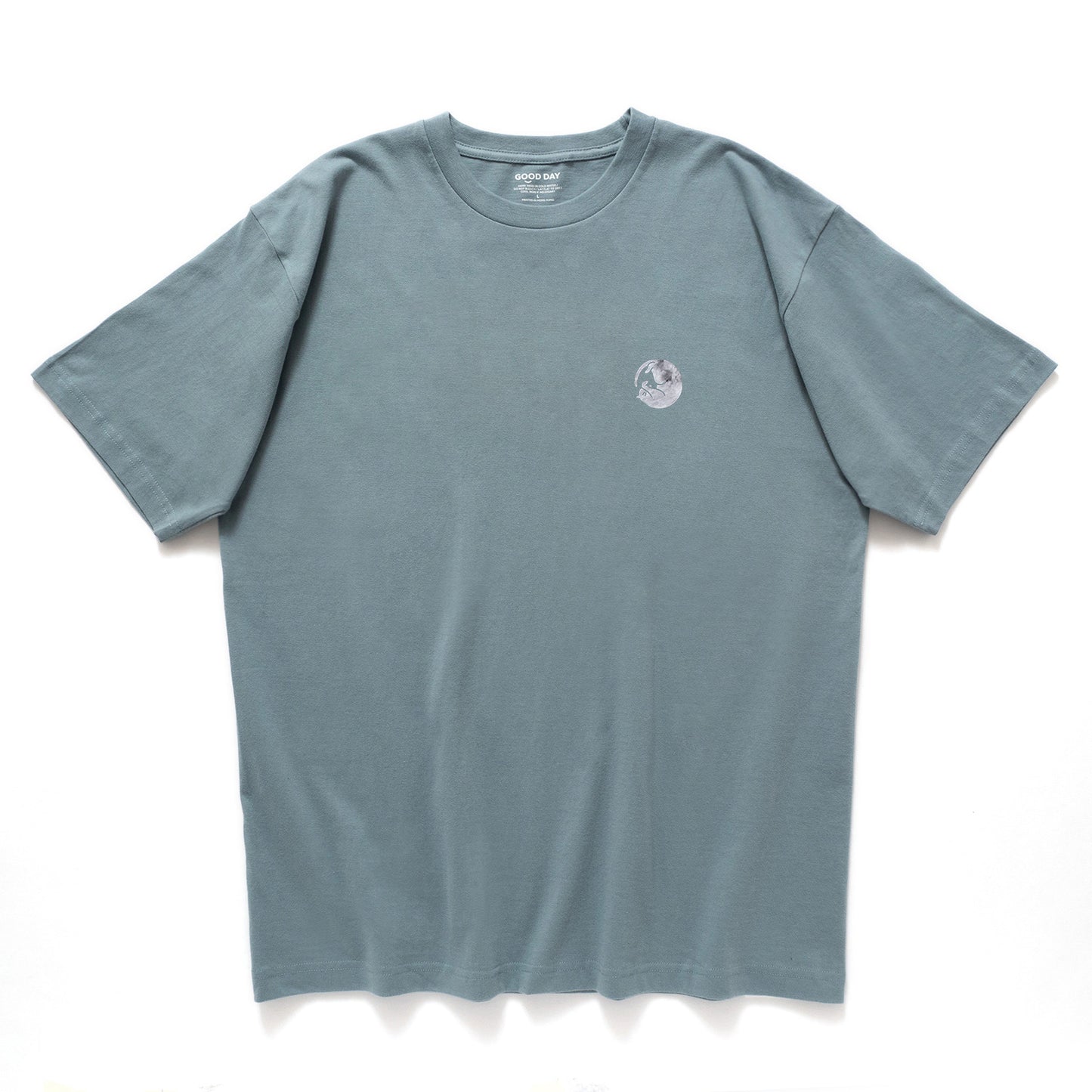 (ZT1654) Cat Moon Phases Graphic Tee