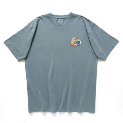 (ZT1947) Canned Cat Graphic Pocket Tee