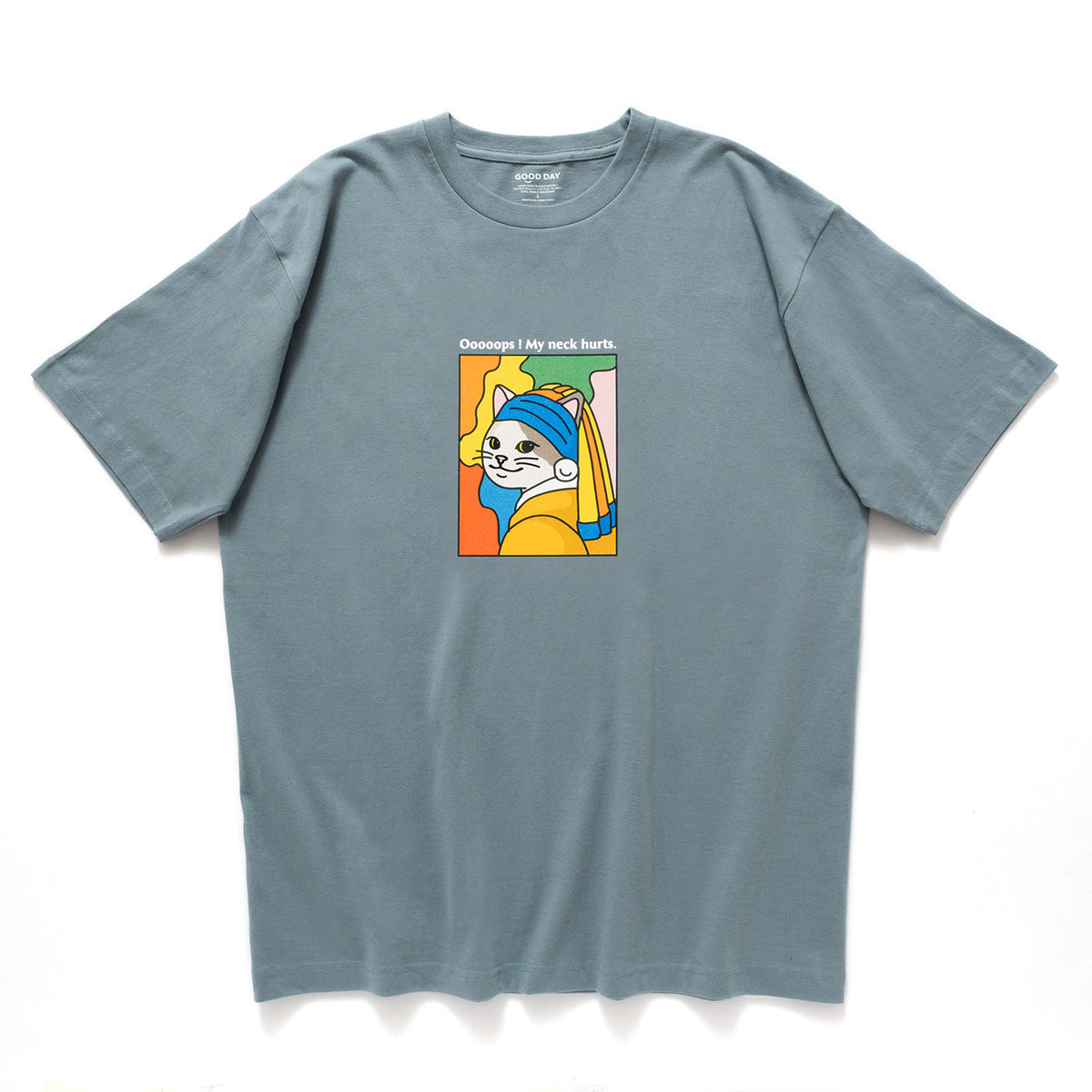 (ZT1992) Oops My Neck Hurts 圖案 Tee
