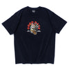 (ZT1295) 滑板招財貓圖案繡花 Tee