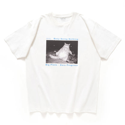 (ZT1977) Zero Progress Cat Photoprint Tee