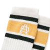 (SK087) College Colorblock Embroidery Socks