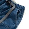 (SP332) Heavy Wash Denim Double Knee Shorts