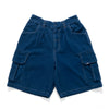 (SP400) Indigo Corduroy Cargo Shorts