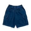 (SP400) Indigo Corduroy Cargo Shorts