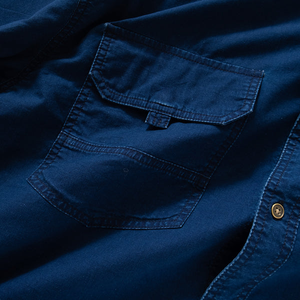 (ST305) Japan Indigo Short Sleeve Shirt
