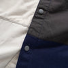 (ST309) Button Down Patchwork Shirt