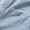 (ST311) Oversize Denim Patchwork Shirt