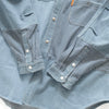 (ST311) Oversize Denim Patchwork Shirt