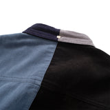 (ST335) Corduroy Patchwork Shirt
